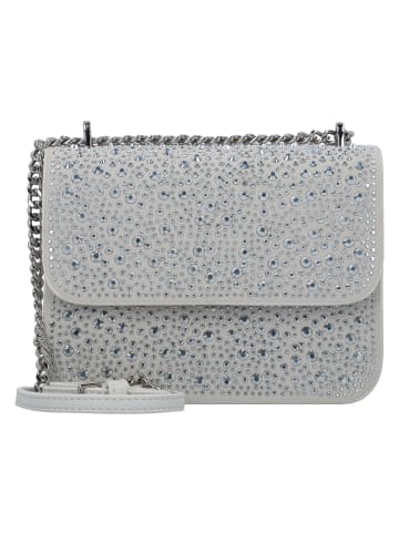 Seidenfelt Anga Square Schultertasche 17 cm in silver-diamonds