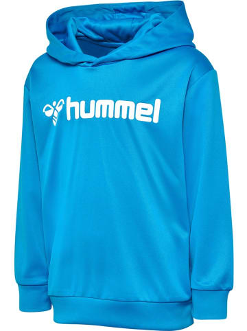 Hummel Kinder Sweatshirt "Hmllogo Hoodie Kids" in Blau