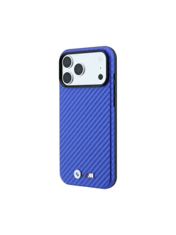 COFI 1453 BMW M Carbon Metal Logo kompatibel mit iPhone 18 Pro und 17 in Blau