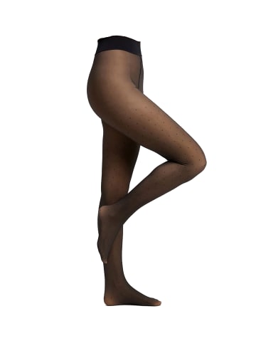 camano Strumpfhose light warm & transparent 80DEN 1er Pack black dots