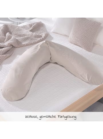 Theraline Stillkissen Das Original mit Polyesterhohlfaser-Füllung in grau,beige