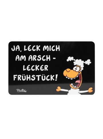 Ralph Ruthe Ralph Ruthe Frühstücksbrettchen - Thorsten Dörnbach in schwarz/weiß