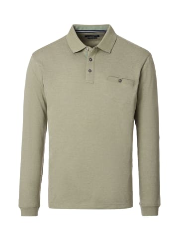 CASAMODA Polo-Shirt Langarm in Blau