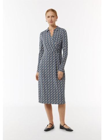 comma Kleid kurz in Blau