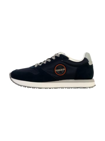 Napapijri Sun – Niedrige Sneaker aus Leder Blau