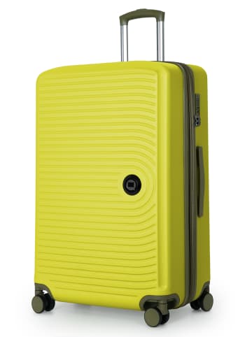 Hauptstadtkoffer Mitte - Großer Reisekoffer Trolley 77cm XXL Erweiterung TSA 127L in Lemon