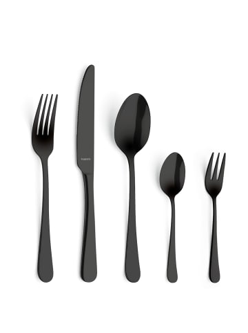 Kuppels 30-tlg. Besteckset DELIA in schwarz