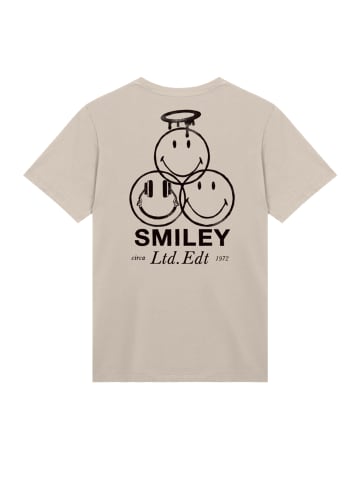 F4NT4STIC T-Shirt Smiley Originals Ltd. Edition Print since 1972 in sand