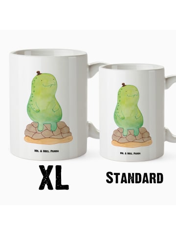 Mr. & Mrs. Panda Tasse Schildkröte Pause ohne Spruch in Weiß