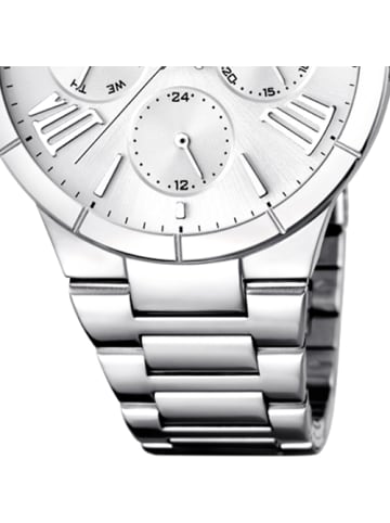Festina Analog, Multifunktion-Armbanduhr Festina Trend silber mittel (ca. 36mm)