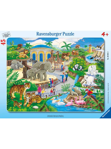 Ravensburger Besuch im Zoo. Rahmenpuzzle