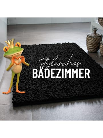 Wecon Home Badteppich Benno in schwarz