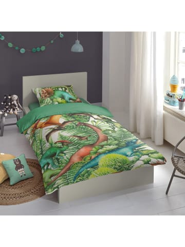 Good Morning Renforcé Wendebettwäsche in grün