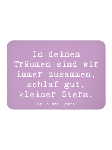 Mr. & Mrs. Panda magnet Spruch Alleine schlafen lernen mit Spruch in Lavendeltraum