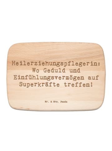 Mr. & Mrs. Panda Schneidebrett Spruch Heilerziehungspflegerin Su... in Transparent