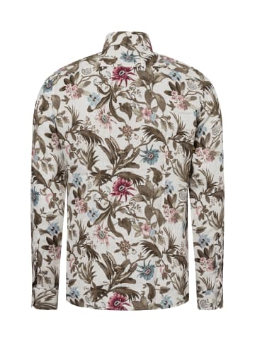 Nils Sundström Hemd in beige oliv