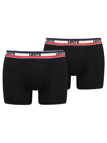 Levi´s Boxershort 4er Pack in Schwarz