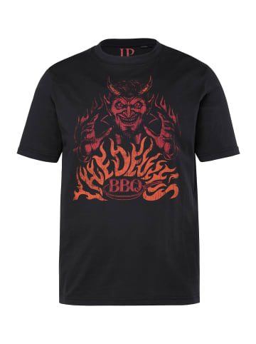 JP1880 Kurzarm T-Shirt in schwarz