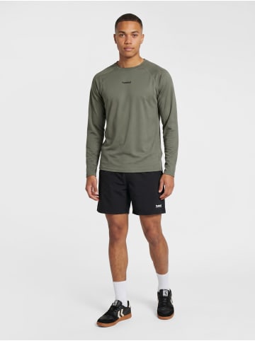 Hummel T-Shirt Raglanärmel Hmlmomentum Herren in CASTOR GRAY
