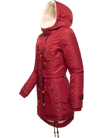 Navahoo Wintermantel La Viva in Blood Red