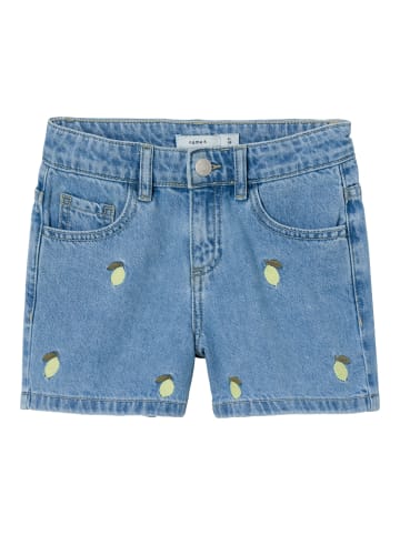 name it Jeanshorts NKFBELLA in light blue denim/lemon