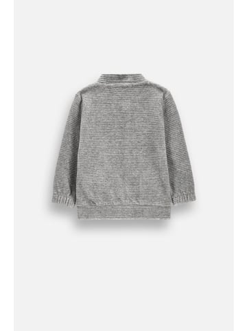 Coccodrillo Reißverschluss-Sweatshirt in grau