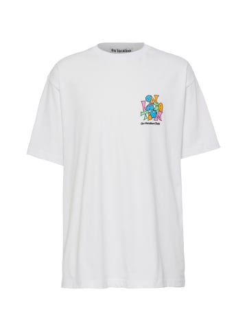 ON VACATION T-Shirt Brighter Side in white