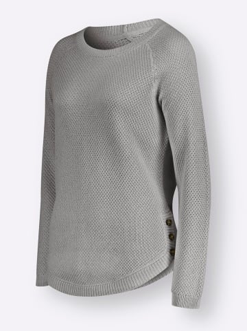 WITT WEIDEN Pullover in steingrau-meliert