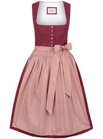 Stockerpoint Midi Dirndl "Gina" in bordeaux