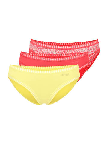 Sloggi Mini Slip GO Crush in Rot / gelb