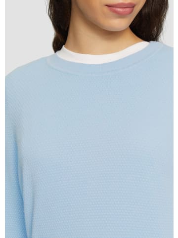 QS Strickpullover langarm in Blau