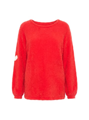 Angel of Style Pullover in neon rot