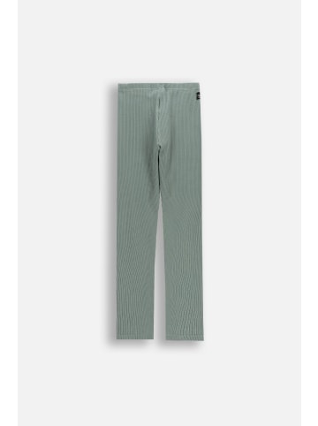 Coccodrillo Gerippte Leggings mit langem Bein in grün