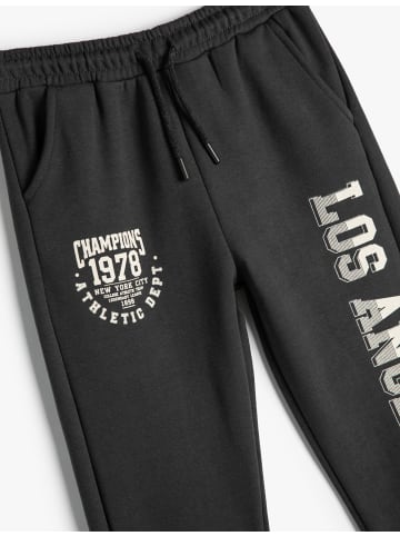 KOTON Sweathose in Anthrazit