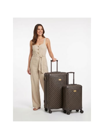 Lazarotti Palermo 4 Rollen Kofferset 2-teilig in dark brown 1