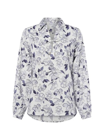 Marie Lund Blusenshirt in ecru marine - 0008