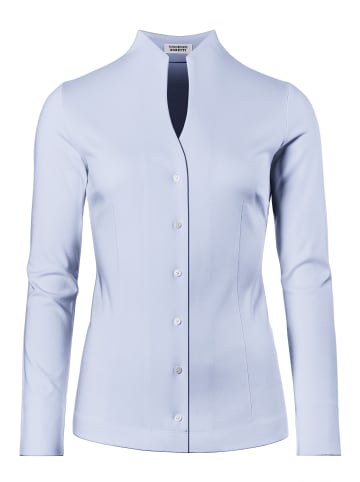 Vincenzo Boretti Bluse tailliert in hellblau