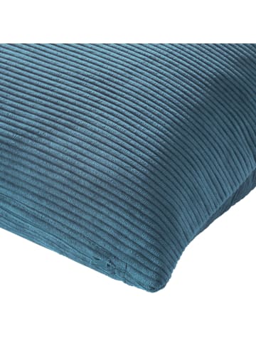 Erwin Müller Cord Kissenhülle Glasgow in petrol