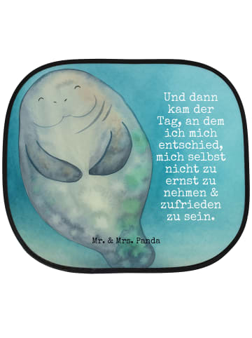 Mr. & Mrs. Panda Auto Fenster Sonnenschutz Seekuh Happy Design m... in Weiß