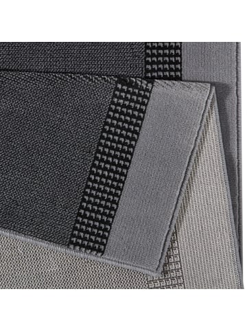 Hanse Home Kurzflor Teppich Läufer Band in Grau