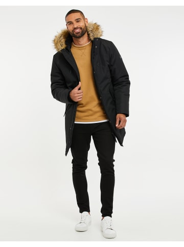 Threadbare Parka THB Jacket Clarkston in Black