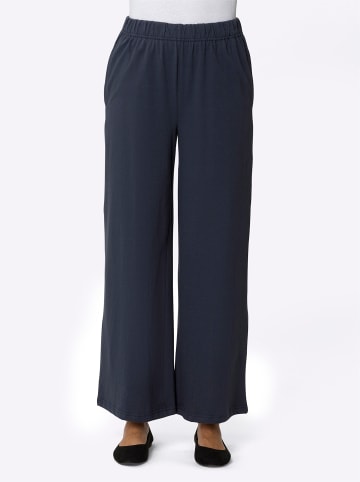 Sieh an! Freizeithose in marine + bordeaux