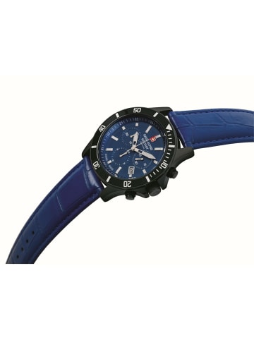 Swiss Alpine Military by Grovana Analoguhr für Herren in blau