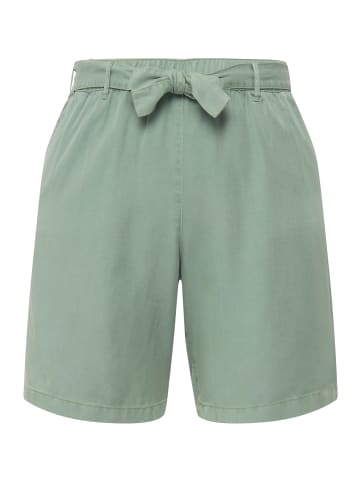 Ulla Popken Shorts in helles moosgrün