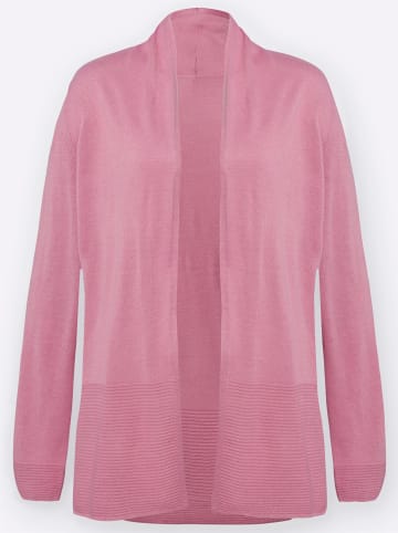 Sieh an! Strickjacke in altrosa
