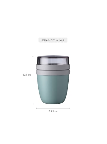 Mepal Lunchpot Mini Ellipse ø  9,1 cm in Vivid Blue