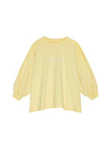 Moshi Moshi Mind Pullover mantra in soft yellow