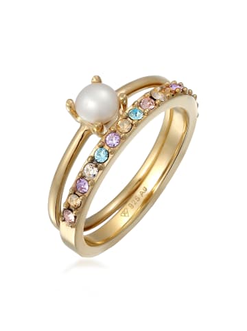 Elli Ring 925 Sterling Silber in Gold