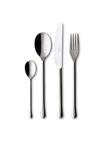 Villeroy & Boch 24er Set Tafelbesteck Udine silber in silber