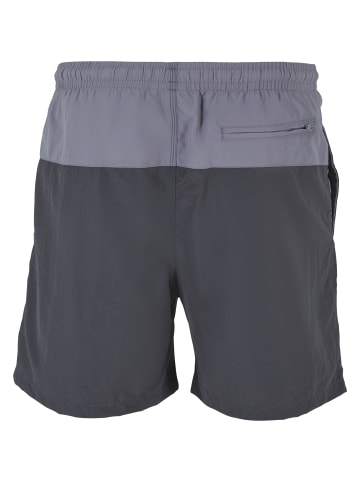Urban Classics Urban Classics Herren Block Swim Shorts in blackbird/asphalt